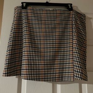 Houndstooth check Gianni bini mini skirt